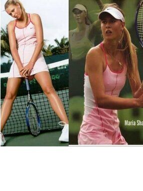 Nwt Nike Tennis Dress w/ Bra Pleated Skirt Pink White S Small